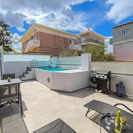 Comfy With Small Private Pool, Fiber Internet And Private Parking Chania (Crete)